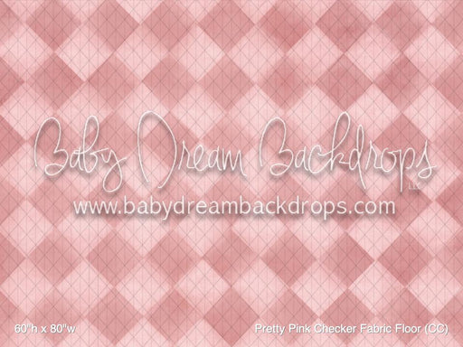 Pretty Pink Checker Fabric Floor (CC)