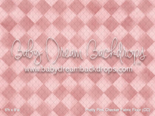 Pretty Pink Checker Fabric Floor (CC)