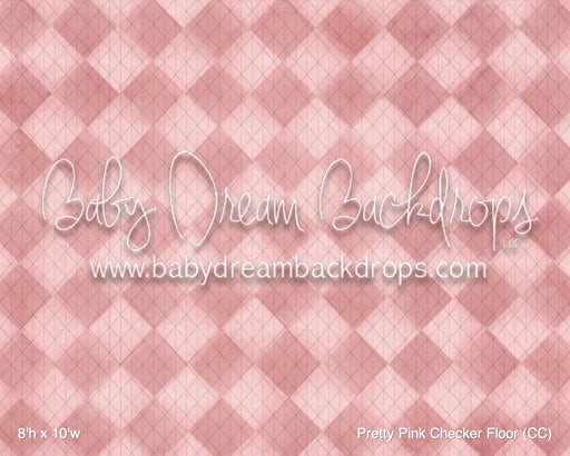 Pretty Pink Checker Fabric Floor (CC)