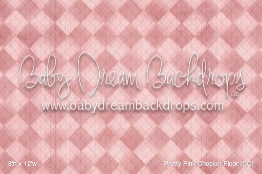 Pretty Pink Checker Fabric Floor (CC)