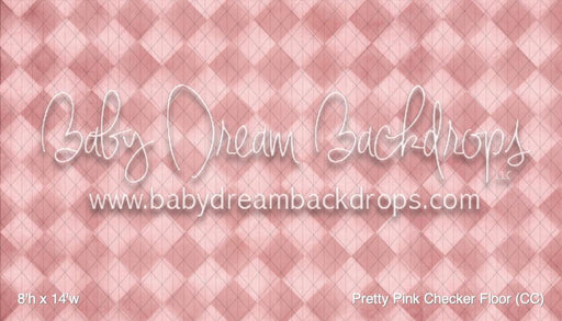 Pretty Pink Checker Fabric Floor (CC)