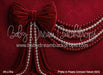 Pretty in Pearls Crimson Velvet (GO)