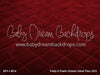Pretty in Pearls Crimson Velvet Fabric Floor (GO)