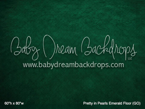 Pretty in Pearls Emerald Fabric Floor (GO)