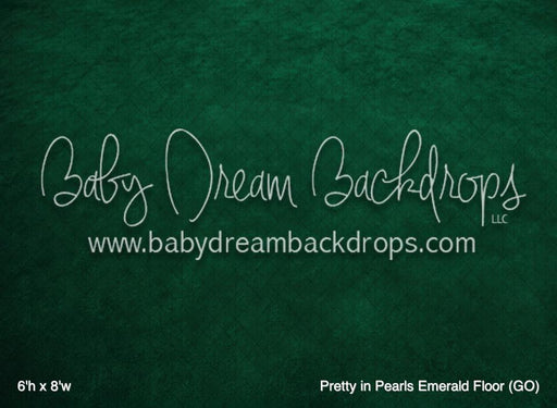 Pretty in Pearls Emerald Fabric Floor (GO)