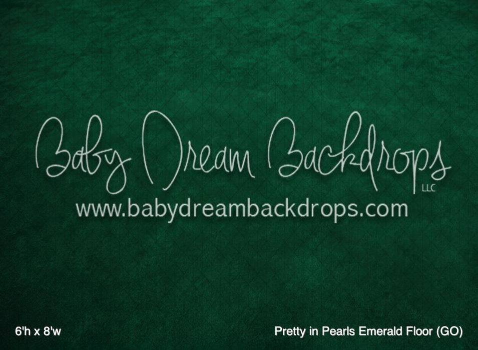 Pretty in Pearls Emerald Fabric Floor (GO)