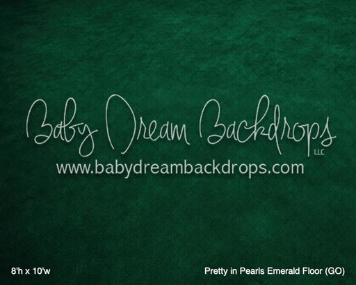 Pretty in Pearls Emerald Fabric Floor (GO)