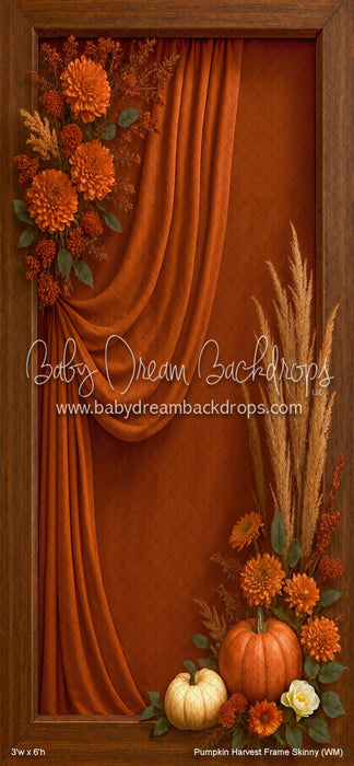 Pumpkin Harvest Frame Skinny (WM)