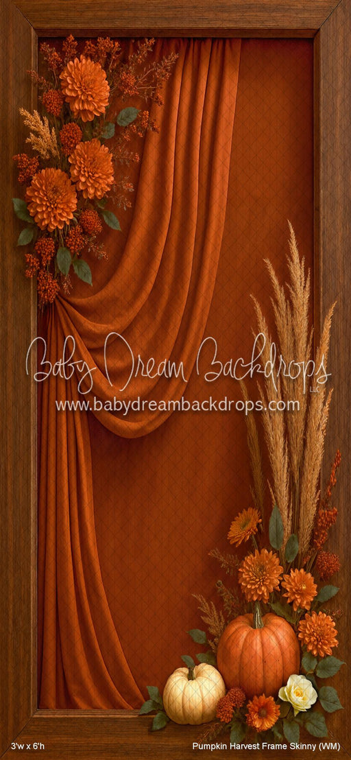 Pumpkin Harvest Frame Skinny (WM)