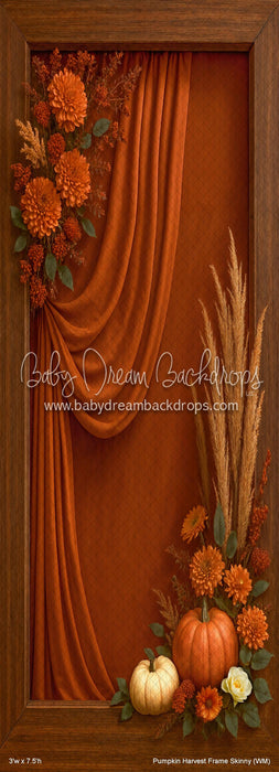 Pumpkin Harvest Frame Skinny (WM)