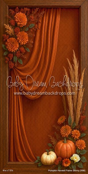 Pumpkin Harvest Frame Skinny (WM)