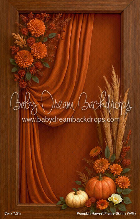 Pumpkin Harvest Frame Skinny (WM)