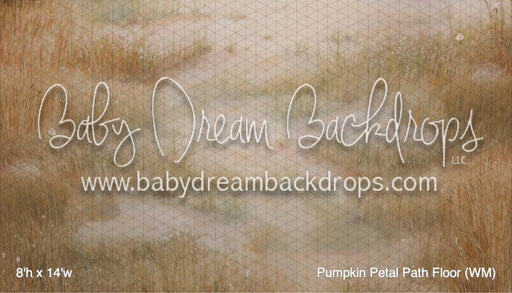 Pumpkin Petal Path Fabric Floor (WM)