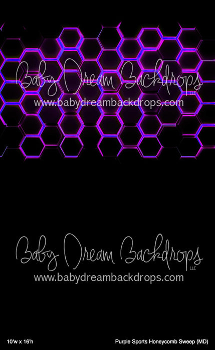 Purple Sports Honeycomb Sweep (MD)