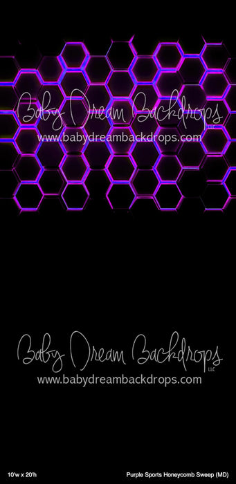 Purple Sports Honeycomb Sweep (MD)