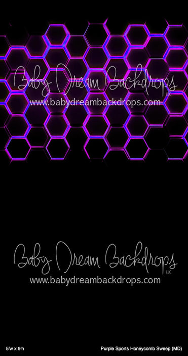 Purple Sports Honeycomb Sweep (MD)