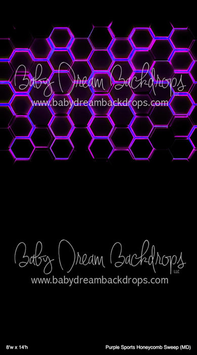 Purple Sports Honeycomb Sweep (MD)