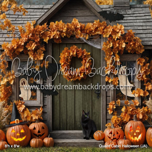 X Drop Quaint Cabin Halloween (JA)