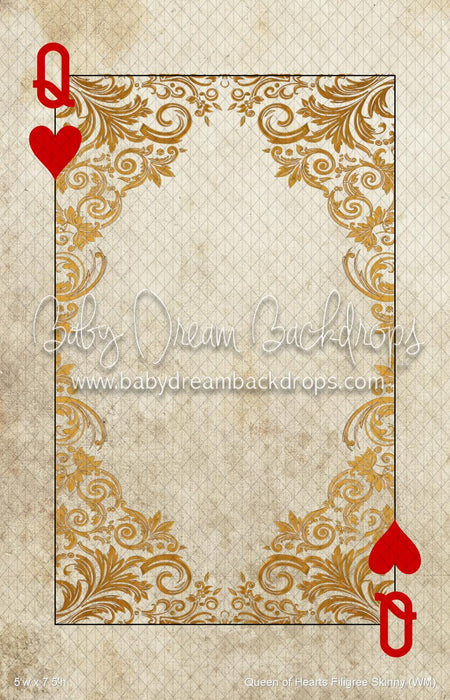 Queen of Hearts Filigree Skinny (WM)