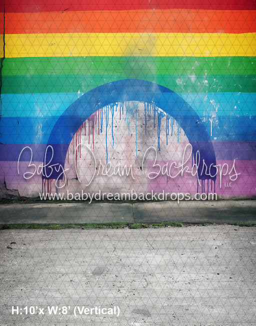 Rainbow Concrete Wall III (WM)