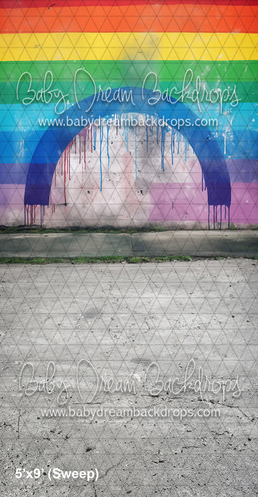 Rainbow Concrete Wall III (WM)