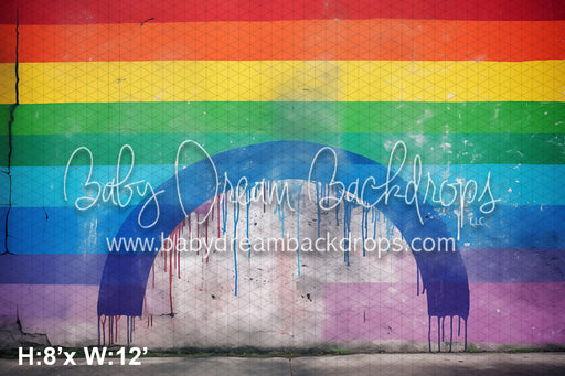 Rainbow Concrete Wall III (WM)