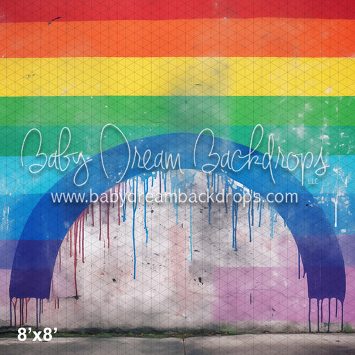 Rainbow Concrete Wall III (WM)