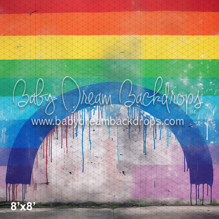 Rainbow Concrete Wall III (WM)