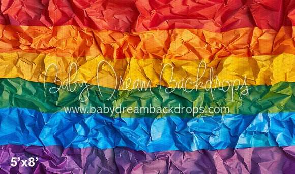 Rainbow Crumpled Paper Horizontal (WM)