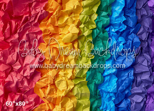 Rainbow Crumpled Paper Vertical (WM)