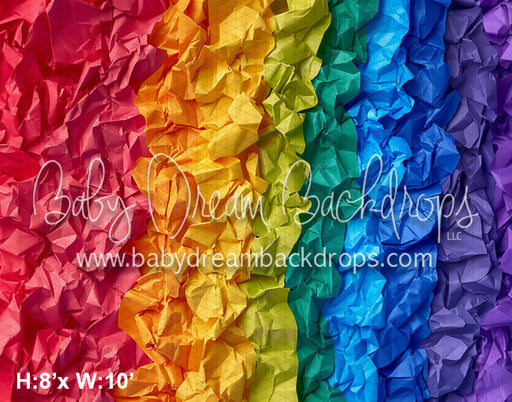 Rainbow Crumpled Paper Vertical (WM)