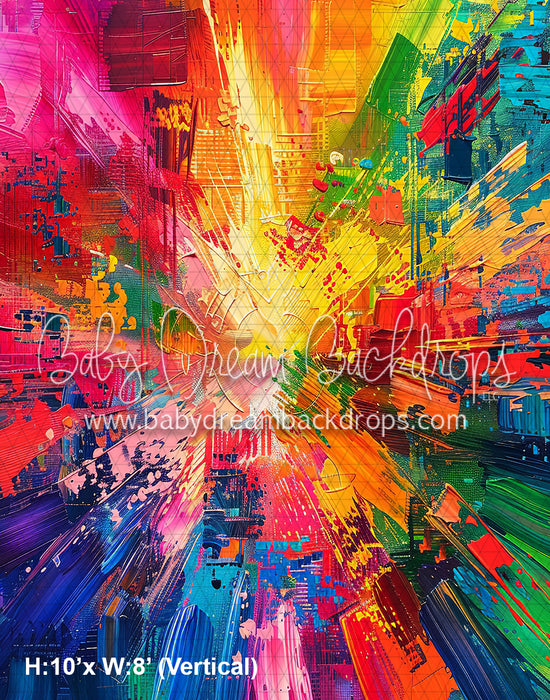 Rainbow Glitch Art II (WM)