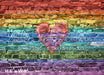 Rainbow Heart Brick Wall (WM)
