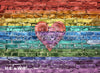 Rainbow Heart Brick Wall (WM)