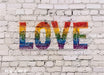 Rainbow Love Brick Wall (WM)
