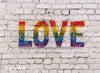 Rainbow Love Brick Wall (WM)