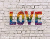 Rainbow Love Brick Wall (WM)