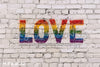 Rainbow Love Brick Wall (WM)