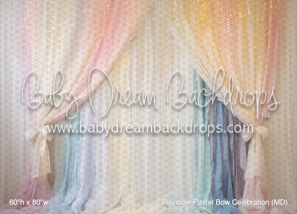 Rainbow Pastel Bow Celebration (MD)