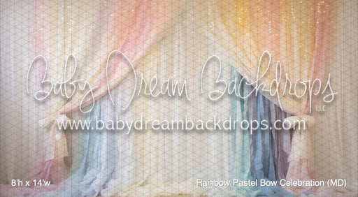 Rainbow Pastel Bow Celebration (MD)