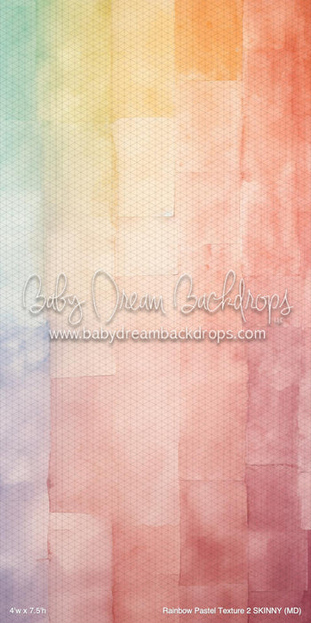 Rainbow Pastel Texture 2 SKINNY (MD)