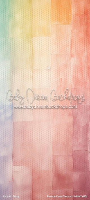 Rainbow Pastel Texture 2 SKINNY (MD)