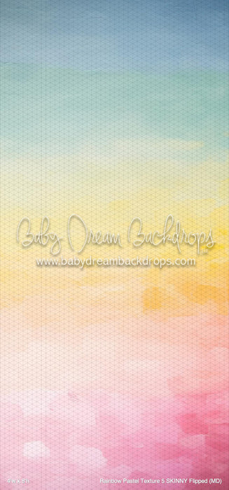 Rainbow Pastel Texture 5 SKINNY Flipped (MD)