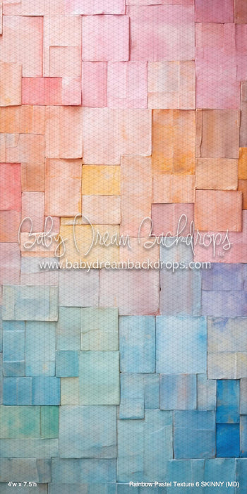 Rainbow Pastel Texture 6 SKINNY (MD)