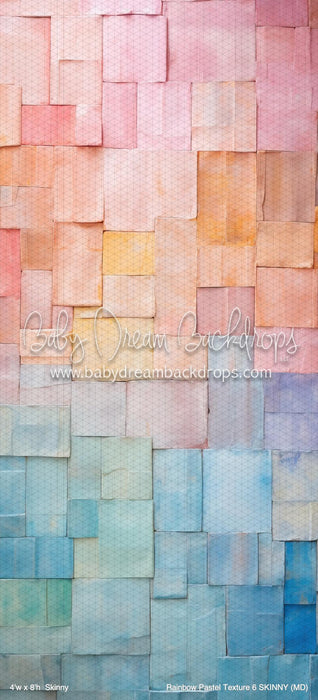 Rainbow Pastel Texture 6 SKINNY (MD)