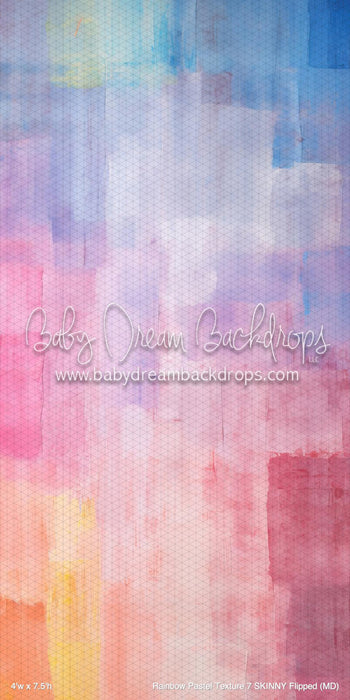 Rainbow Pastel Texture 7 SKINNY Flipped (MD)