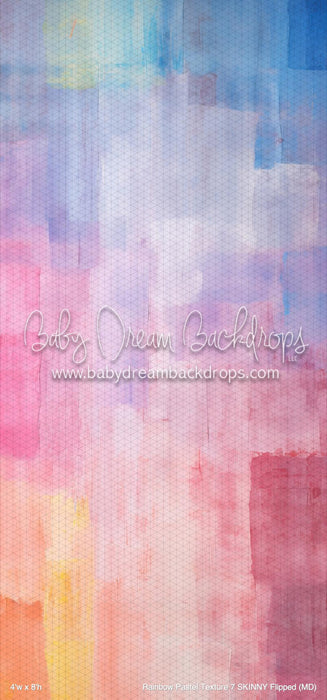 Rainbow Pastel Texture 7 SKINNY Flipped (MD)