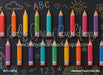 Rainbow Pencil Wall (MI)