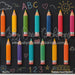 Rainbow Pencil Wall (MI)