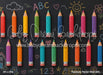 Rainbow Pencil Wall (MI)
